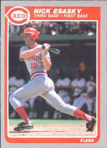 #534 Nick Esasky - Cincinnati Reds - 1985 Fleer Baseball