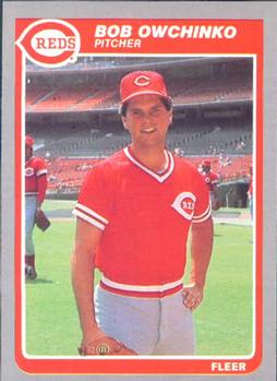 #543 Bob Owchinko - Cincinnati Reds - 1985 Fleer Baseball