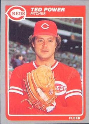 #547 Ted Power - Cincinnati Reds - 1985 Fleer Baseball
