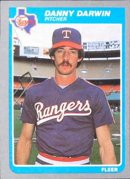 #557 Danny Darwin - Texas Rangers - 1985 Fleer Baseball