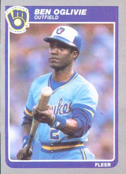 #590 Ben Oglivie - Milwaukee Brewers - 1985 Fleer Baseball