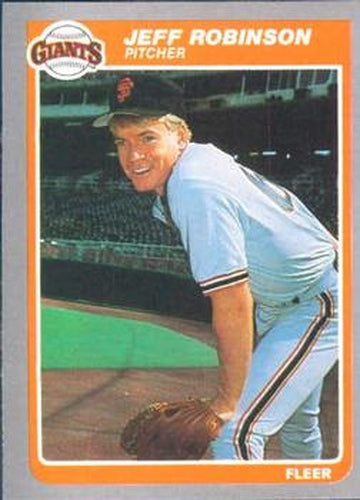 #620 Jeff Robinson - San Francisco Giants - 1985 Fleer Baseball