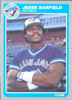 #99 Jesse Barfield - Toronto Blue Jays - 1985 Fleer Baseball