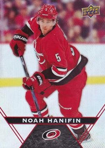 #101 Noah Hanifin - Carolina Hurricanes - 2018-19 Upper Deck Tim Hortons Hockey