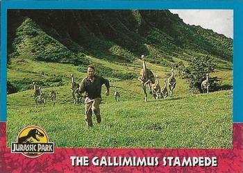 #101 The Gallimimus Stampede - 1993 Topps Jurassic Park