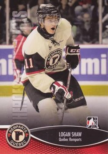 #101 Logan Shaw - Quebec Remparts - 2012-13 In The Game Heroes and Prospects Hockey