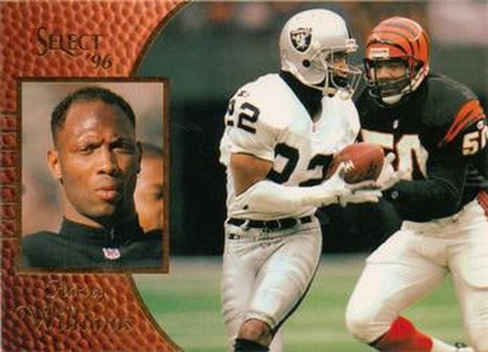 #101 Harvey Williams - Oakland Raiders - 1996 Select Football