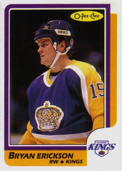 #101 Bryan Erickson - Los Angeles Kings - 1986-87 O-Pee-Chee Hockey