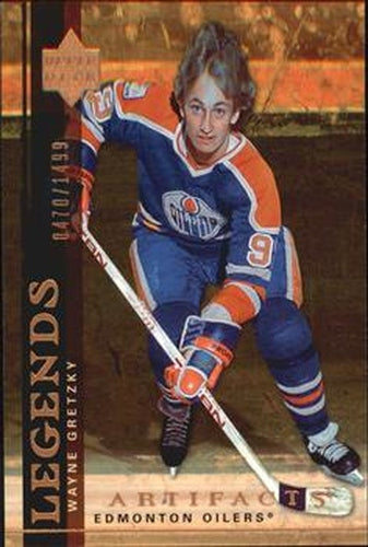 #101 Wayne Gretzky - Edmonton Oilers - 2007-08 Upper Deck Artifacts Hockey