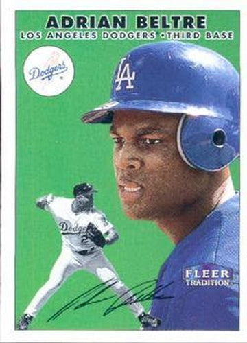 #101 Adrian Beltre - Los Angeles Dodgers - 2000 Fleer Tradition Baseball