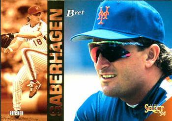 #101 Bret Saberhagen - New York Mets - 1994 Select Baseball