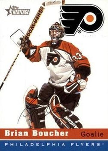 #101 Brian Boucher - Philadelphia Flyers - 2000-01 Topps Heritage Hockey