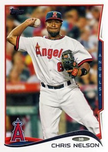 #101 Chris Nelson - Los Angeles Angels - 2014 Topps Baseball