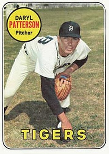 #101 Daryl Patterson - Detroit Tigers - 1969 Topps Baseball