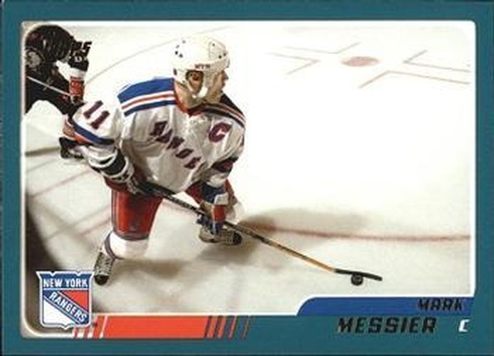 #101 Mark Messier - New York Rangers - 2003-04 Topps Hockey