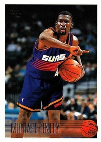 #101 Michael Finley - Phoenix Suns - 1996-97 Topps Basketball