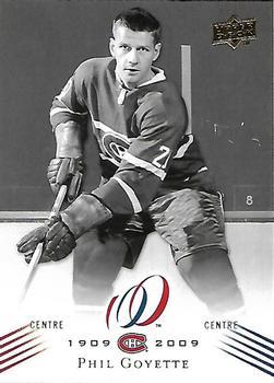 #101 Phil Goyette - Montreal Canadiens - 2008-09 Upper Deck Montreal Canadiens Centennial Hockey
