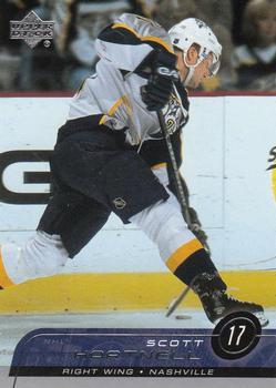 #101 Scott Hartnell - Nashville Predators - 2002-03 Upper Deck Hockey