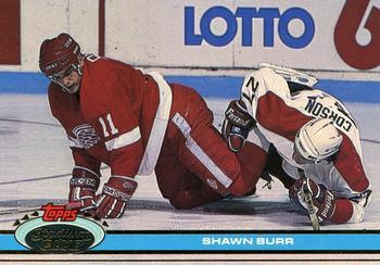#101 Shawn Burr - Detroit Red Wings - 1991-92 Stadium Club Hockey
