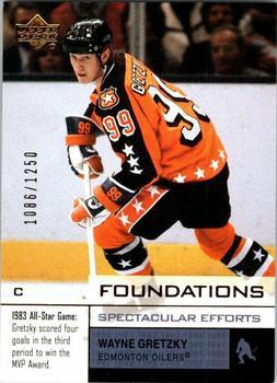 #101 Wayne Gretzky - Edmonton Oilers - 2002-03 Upper Deck Foundations Hockey