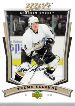#101 Teemu Selanne - Anaheim Ducks - 2007-08 Upper Deck MVP Hockey