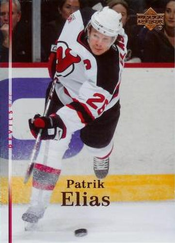 #101 Patrik Elias - New Jersey Devils - 2007-08 Upper Deck Hockey
