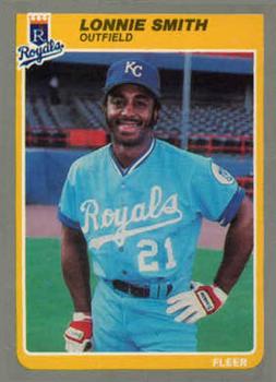 #U-106 Lonnie Smith - Kansas City Royals - 1985 Fleer Update Baseball