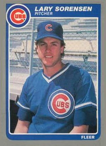 #U-108 Lary Sorensen - Chicago Cubs - 1985 Fleer Update Baseball