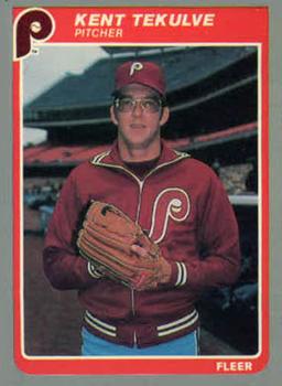 #U-117 Kent Tekulve - Philadelphia Phillies - 1985 Fleer Update Baseball