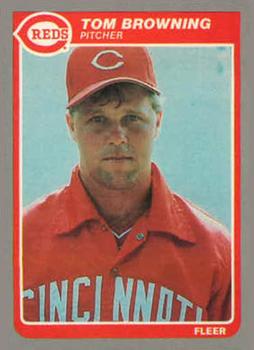 #U-12 Tom Browning - Cincinnati Reds - 1985 Fleer Update Baseball