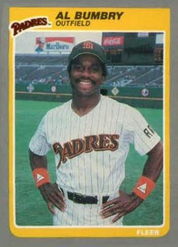 #U-13 Al Bumbry - San Diego Padres - 1985 Fleer Update Baseball