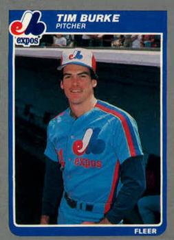 #U-14 Tim Burke - Montreal Expos - 1985 Fleer Update Baseball