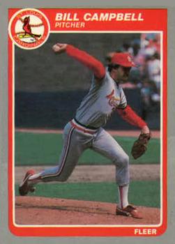 #U-19 Bill Campbell - St. Louis Cardinals - 1985 Fleer Update Baseball