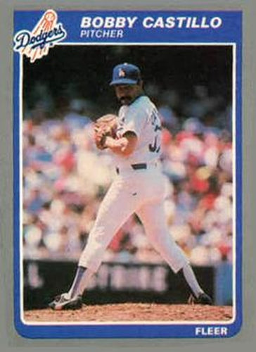 #U-22 Bobby Castillo - Los Angeles Dodgers - 1985 Fleer Update Baseball