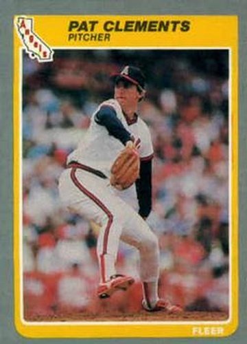 #U-26 Pat Clements - California Angels - 1985 Fleer Update Baseball