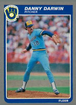#U-32 Danny Darwin - Milwaukee Brewers - 1985 Fleer Update Baseball
