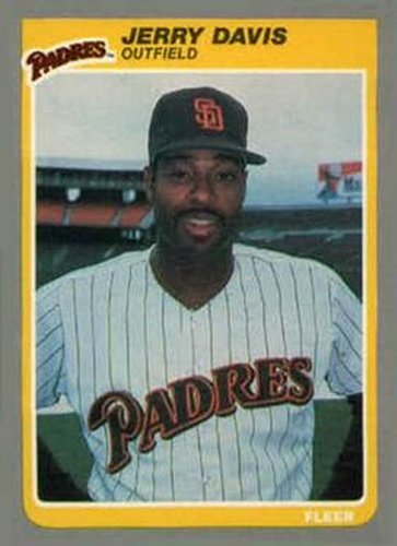 #U-34 Jerry Davis - San Diego Padres - 1985 Fleer Update Baseball