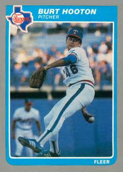 #U-56 Burt Hooton - Texas Rangers - 1985 Fleer Update Baseball