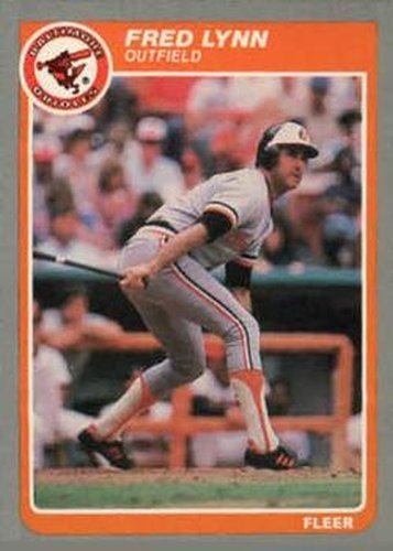 #U-75 Fred Lynn - Baltimore Orioles - 1985 Fleer Update Baseball