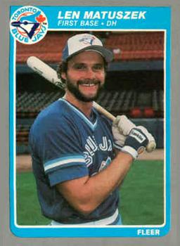 #U-79 Len Matuszek - Toronto Blue Jays - 1985 Fleer Update Baseball