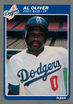 #U-84 Al Oliver - Los Angeles Dodgers - 1985 Fleer Update Baseball