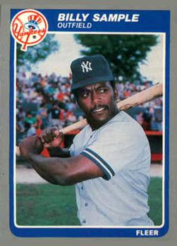 #U-97 Billy Sample - New York Yankees - 1985 Fleer Update Baseball