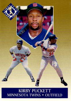 #8 Kirby Puckett - Minnesota Twins - 1991 Ultra Baseball- Ultra Team