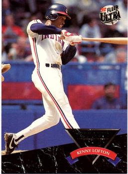 #7 Kenny Lofton - Cleveland Indians - 1992 Ultra Baseball - All-Rookie Team