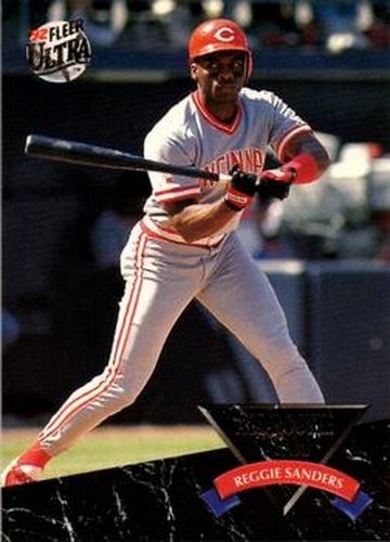 #8 Reggie Sanders - Cincinnati Reds - 1992 Ultra Baseball - All-Rookie Team