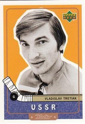 #102 Vladislav Tretiak - USSR - 1999-00 Upper Deck Retro Hockey