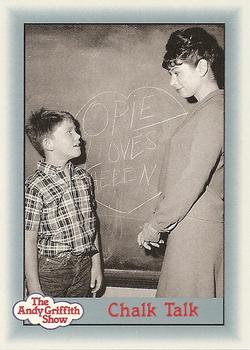 #102 Chalk Talk - 1990-91 Pacific The Andy Griffith Show