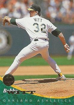 #102 Bobby Witt - Oakland Athletics - 1994 Leaf Baseball