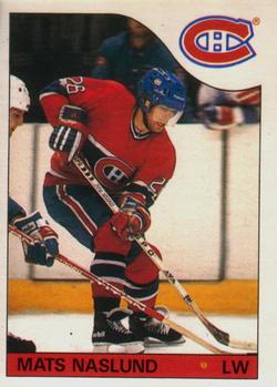#102 Mats Naslund - Montreal Canadiens - 1985-86 O-Pee-Chee Hockey