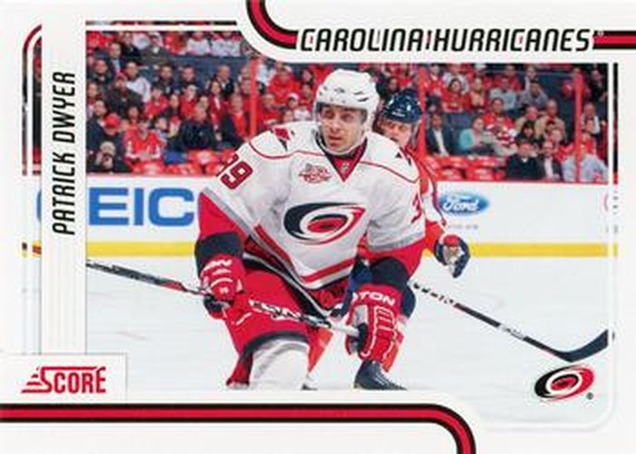#102 Patrick Dwyer - Carolina Hurricanes - 2011-12 Score Hockey